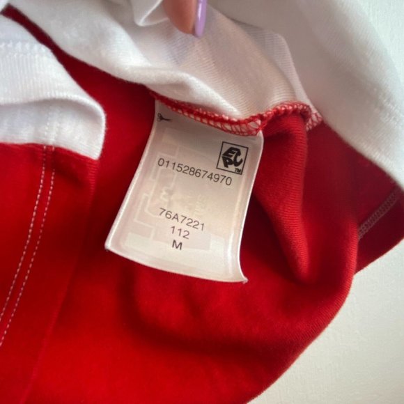 y2k Tommy Hilfiger Women's T-Shirt/Blouse Short-Sleeve Boat Neck Top M - Picture 5 of 7